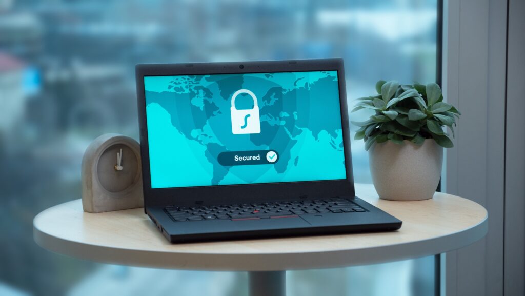 South African business owner securing data with cloud storage solution