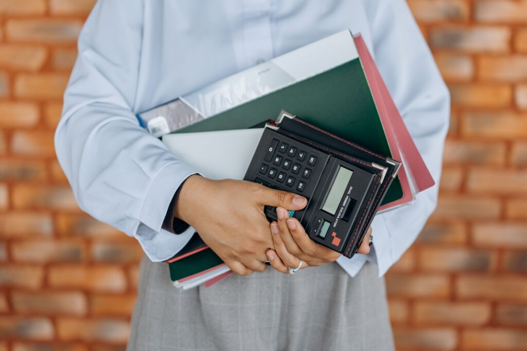 South African accountant calculating VAT for business tax return